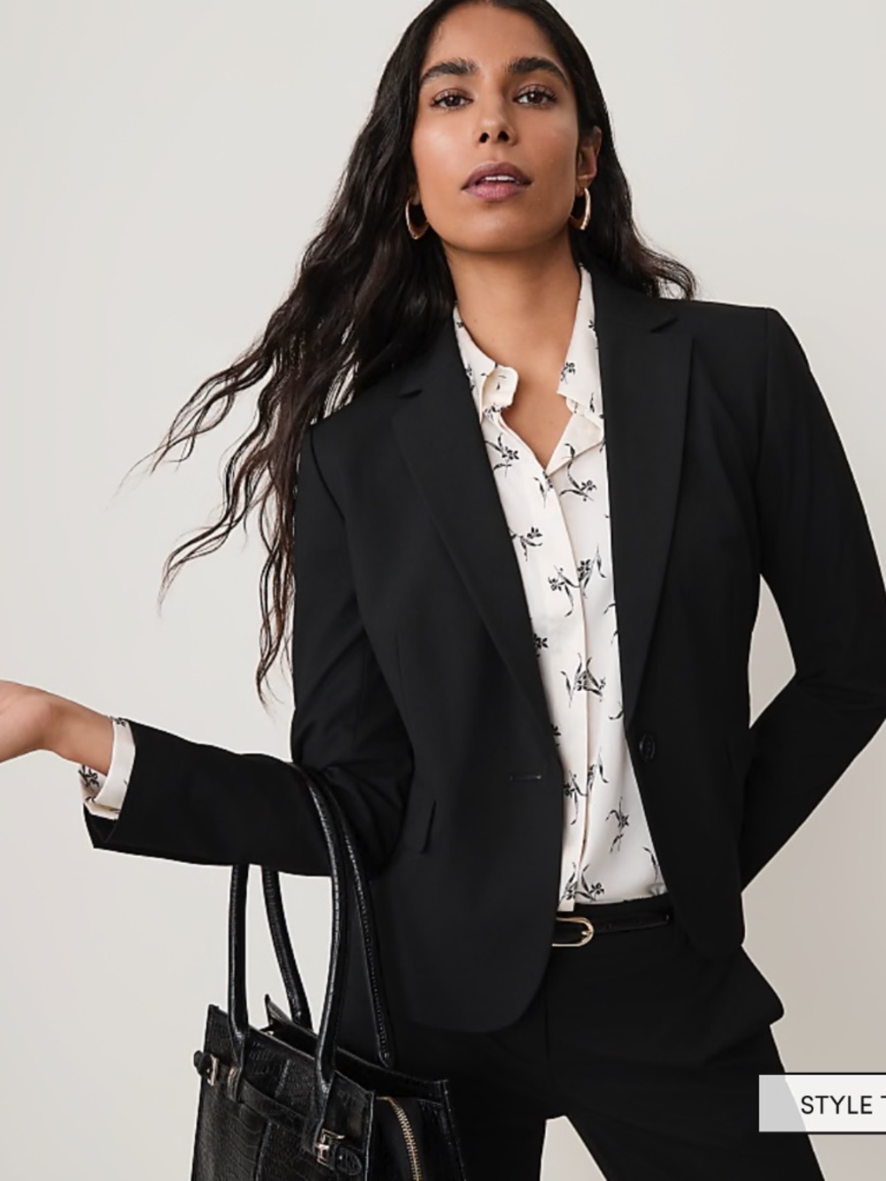Single Button Blazer Ann Taylor